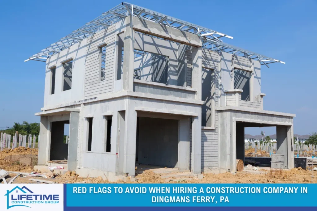 Red Flags to Avoid When Hiring a Construction Company in Dingmans Ferry, PA