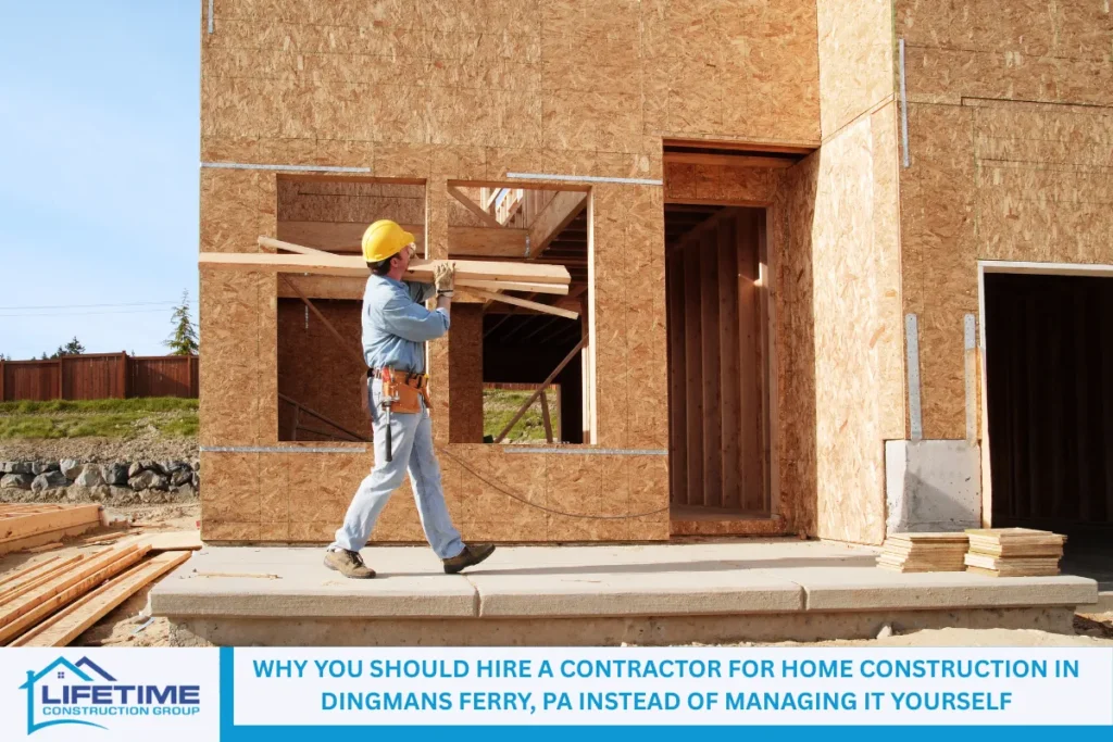 Why You Should Hire a Contractor for Home Construction in Dingmans Ferry, PA Instead of Managing It Yourself