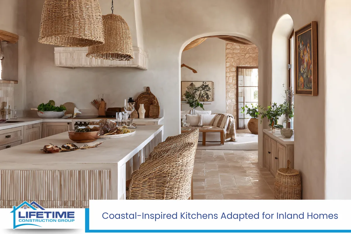 Coastal-Inspired Kitchens Adapted for Inland Homes