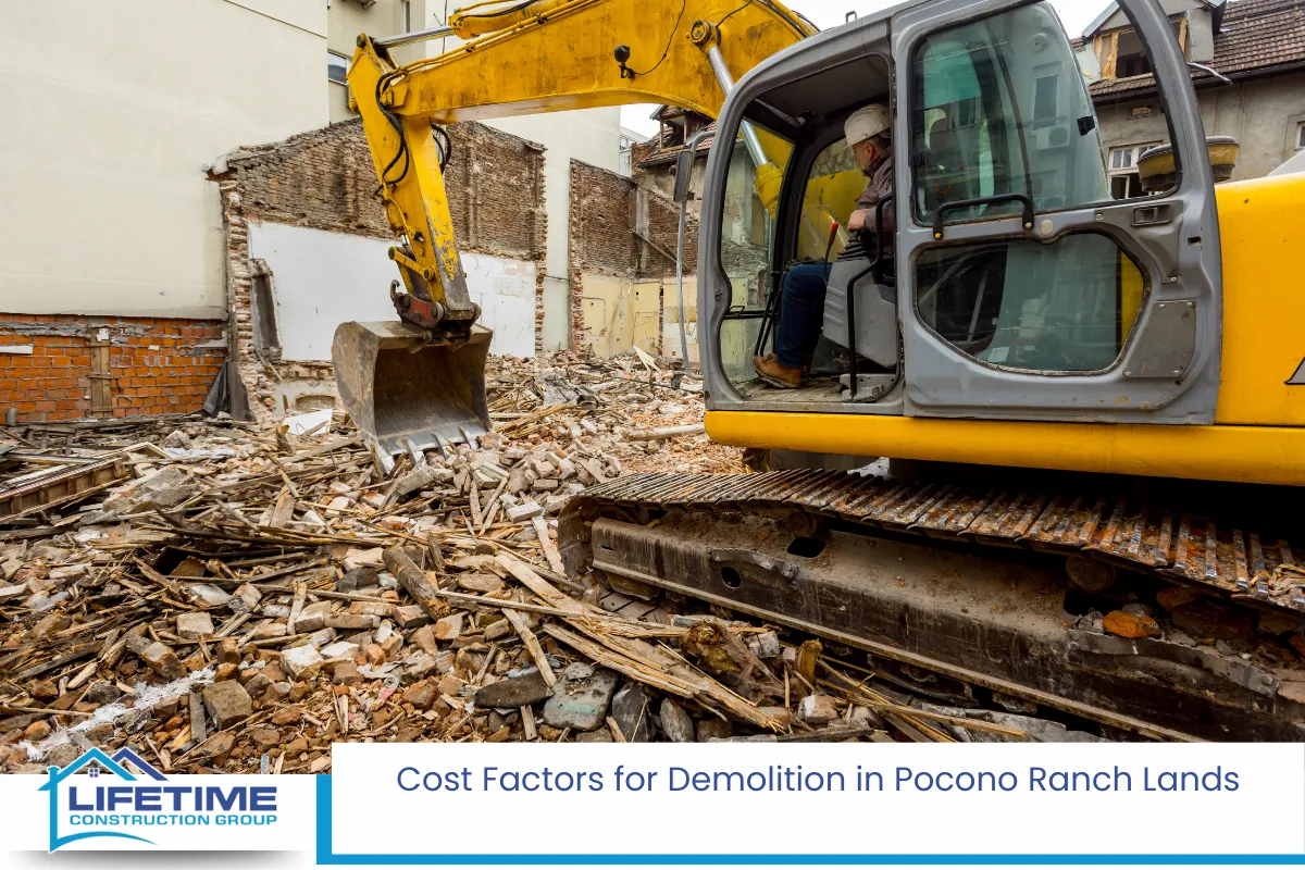 Cost Factors for Demolition in Pocono Ranch Lands