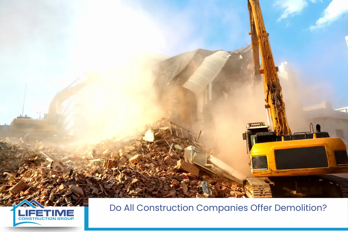 Do All Construction Companies Offer Demolition