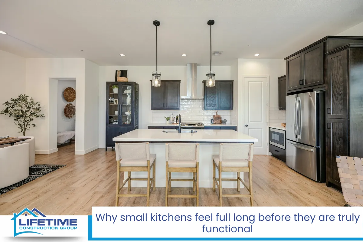 Why small kitchens feel full long before they are truly functional